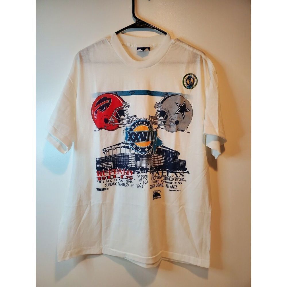 Vintage 1993 Spectator Sportswear Super Bowl XXVIII Cowboys Deadstock T Shirt